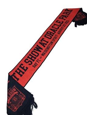 The Show At Oracle Park Bay FC Vs Washington Spirit August 23, 2025 Soccer Scarf